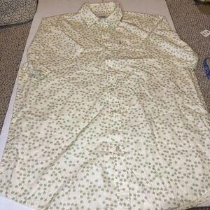 Katin Floral Short Sleeve Button-Up Shirt Men's‎ XXL Sage Green All Over Print